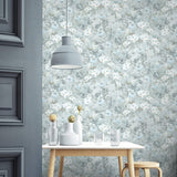 FI71308 daisy fields floral wallpaper kitchen from the French Impressionist collection by Seabrook Designs