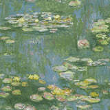 FI71502 water lillies botanical wallpaper from the French Impressionist collection by Seabrook Designs
