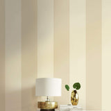 ZZ10200 Dottino striped neutral wallpaper entryway from Say Decor