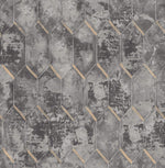 Seabrook Designs Metalworks Whitney Geometric Wallpaper