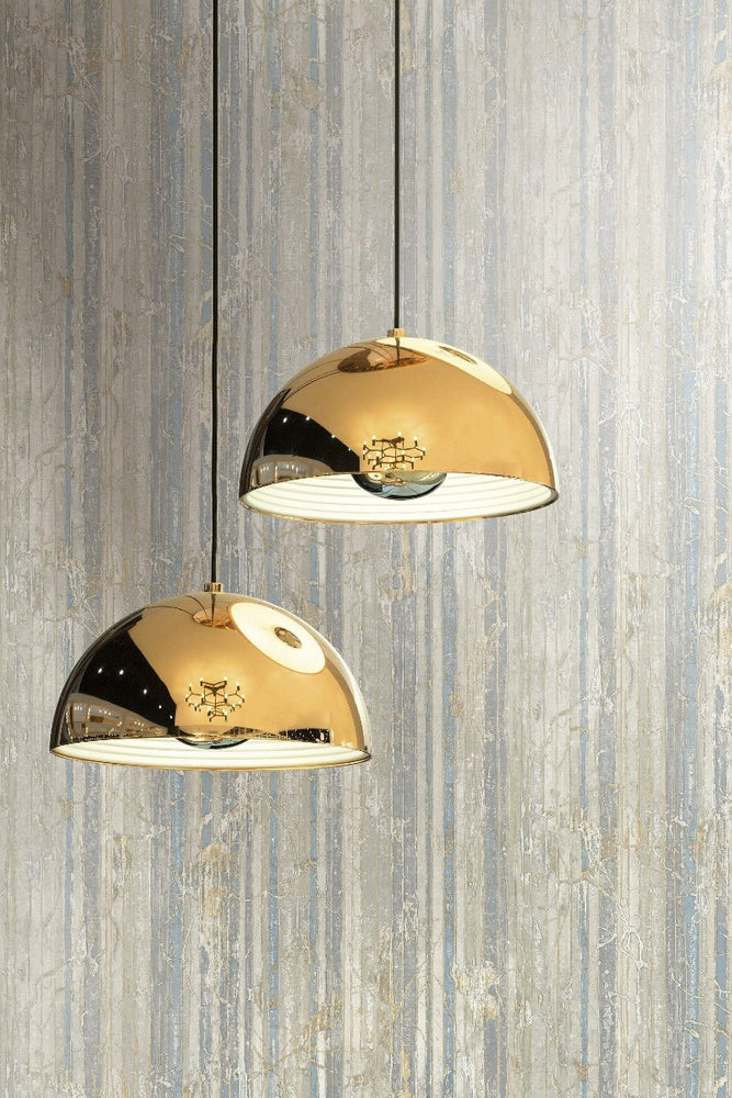 MW31102 whitney striped wallpaper decor from the Metalworks collection by Seabrook Designs