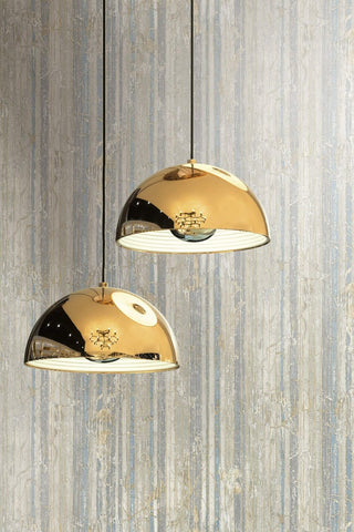 MW31102 whitney striped wallpaper decor from the Metalworks collection by Seabrook Designs