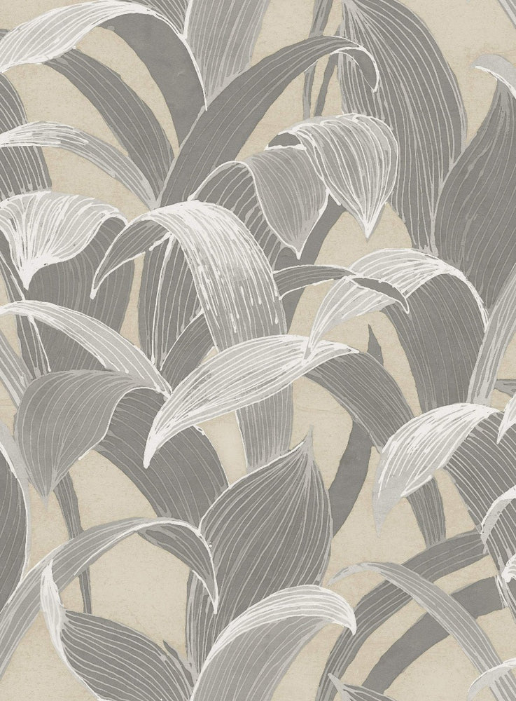 AI40308 Imperial banana leaf wallpaper from the Koi collection by Seabrook Designs