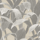 AI40308 Imperial banana leaf wallpaper from the Koi collection by Seabrook Designs