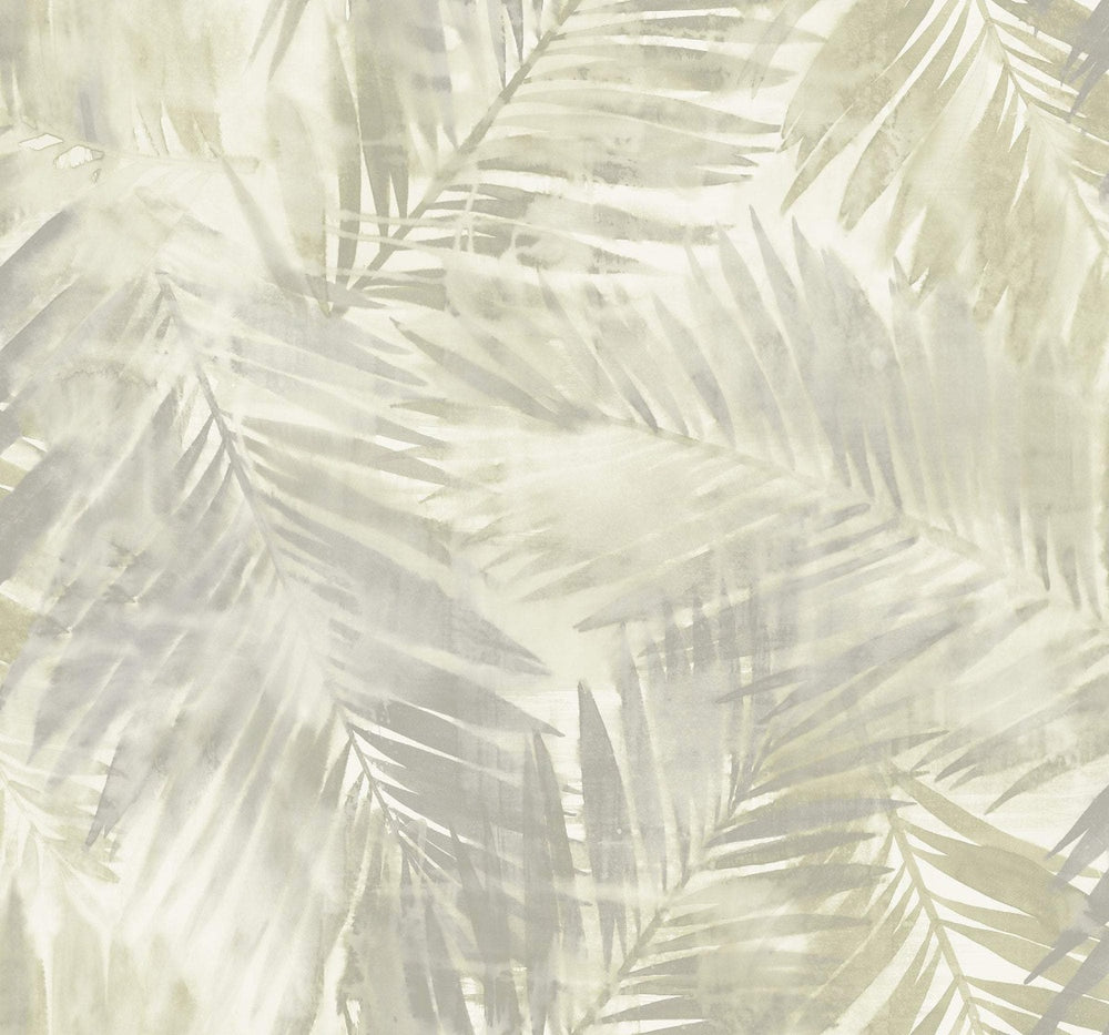 LG90908 Kentmere palm leaf botanical wallpaper from the Lugano collection by Seabrook Designs