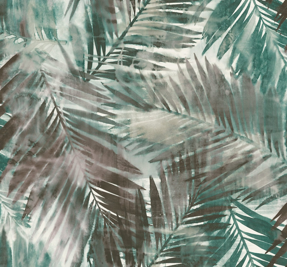 LG90906 Kentmere palm leaf botanical wallpaper from the Lugano collection by Seabrook Designs
