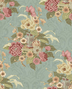 AI40001 dynasty floral wallpaper from the Koi collection by Seabrook Designs
