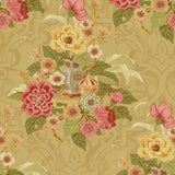 AI40010 dynasty floral wallpaper from the Koi collection by Seabrook Designs