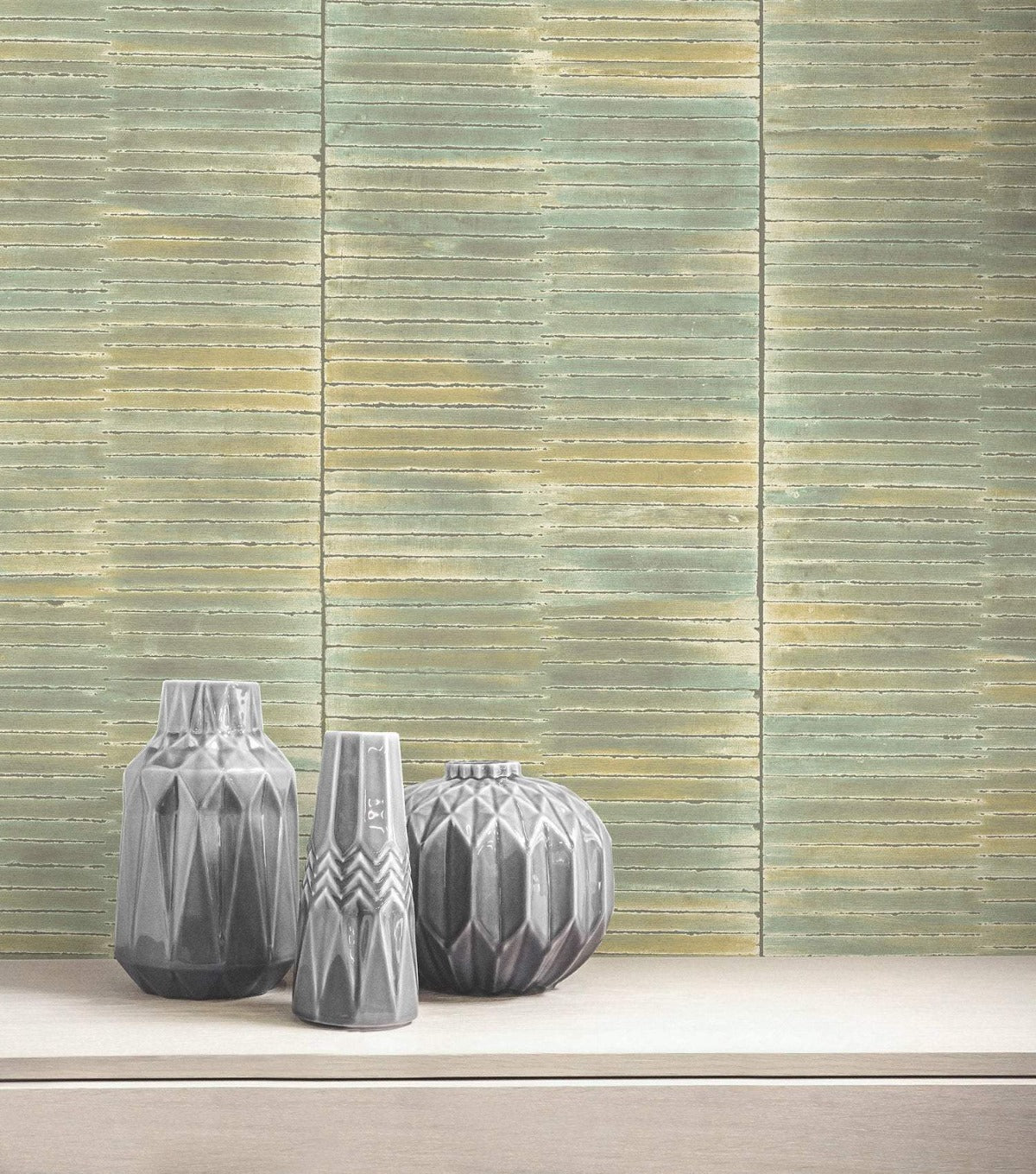 AI41301 dynasty faux bamboo wallpaper decor from the Koi collection by Seabrook Designs