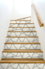 Railroad Geometric Peel and Stick Removable Wallpaper