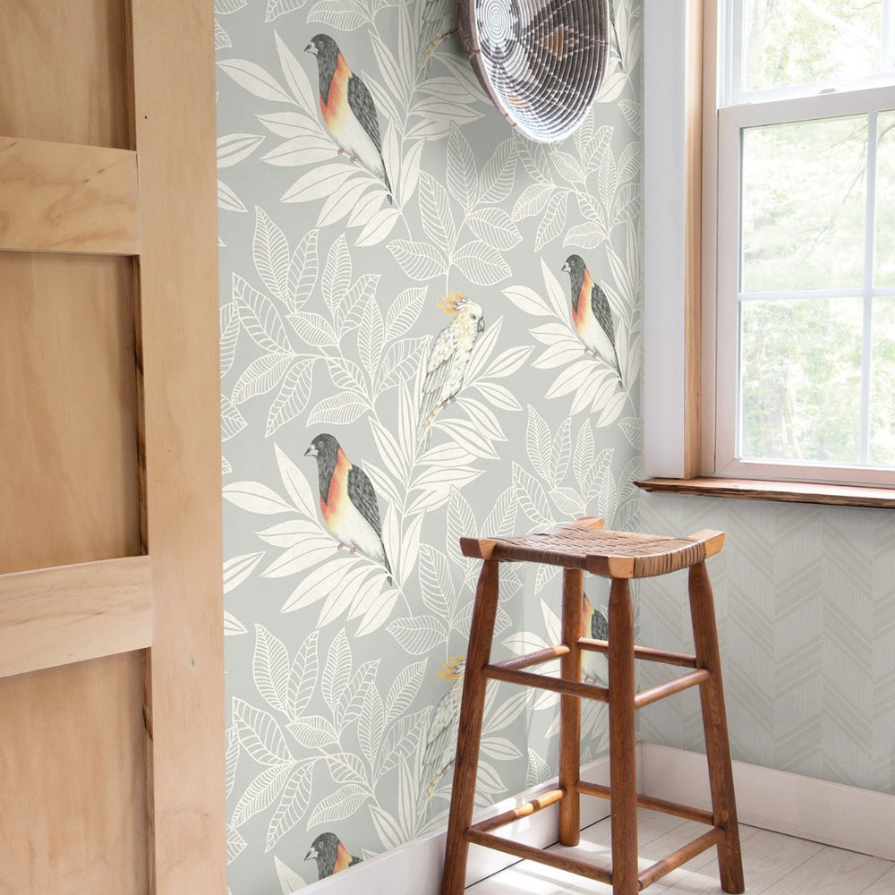 
                  
                    RY30100 paradise island birds bohemian wallpaper from the Boho Rhapsody collection by Seabrook Designs
                  
                
