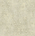 MK21406 brilliant rustic scroll wallpaper from the Metallika collection by Seabrook Designs