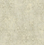 MK21406 brilliant rustic scroll wallpaper from the Metallika collection by Seabrook Designs