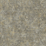 MK21416 brilliant rustic scroll wallpaper from the Metallika collection by Seabrook Designs