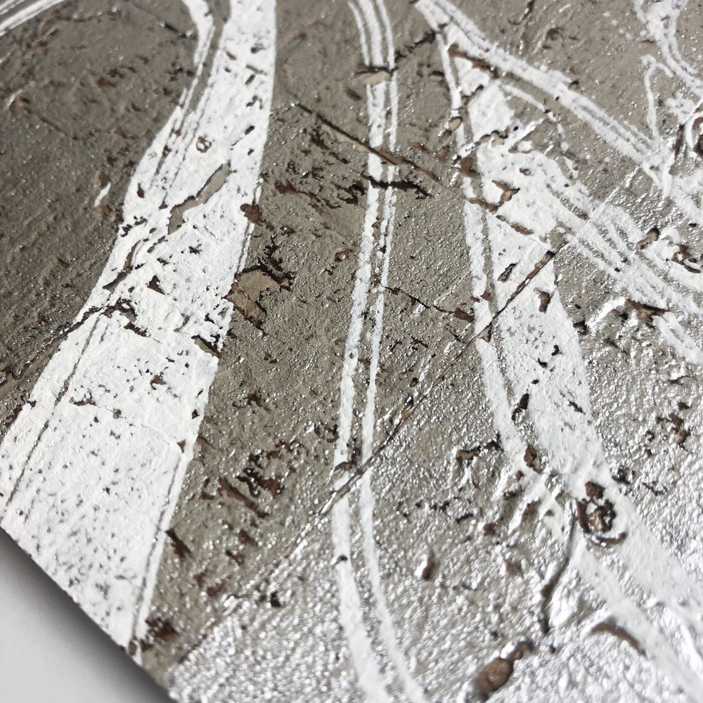 
                  
                    AW73923 oil and water abstract cork grasscloth wallpaper detail from the Casa Blanca 2 collection by Collins & Company
                  
                