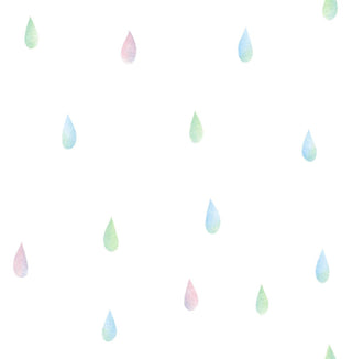 DA60002 raindrops wallpaper from the Day Dreamers collection by Seabrook Designs