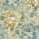 AR30503 brushstroke garden floral wallpaper from the Nouveau collection by Seabrook Designs