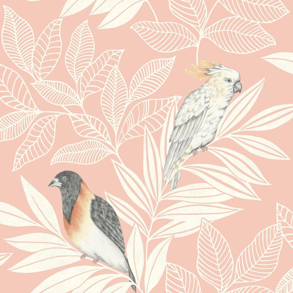Boho Rhapsody Paradise Island Birds Bohemian Unpasted Wallpaper