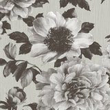 Seabrook Designs Mica Halftone Floral Wallpaper