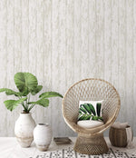 AX10605 Sumter faux wood plank wallpaper living room from Say Decor