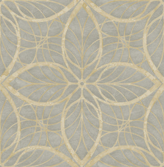 MK20508 Patina lattice rustic wallpaper from the Metallika collection by Seabrook Designs