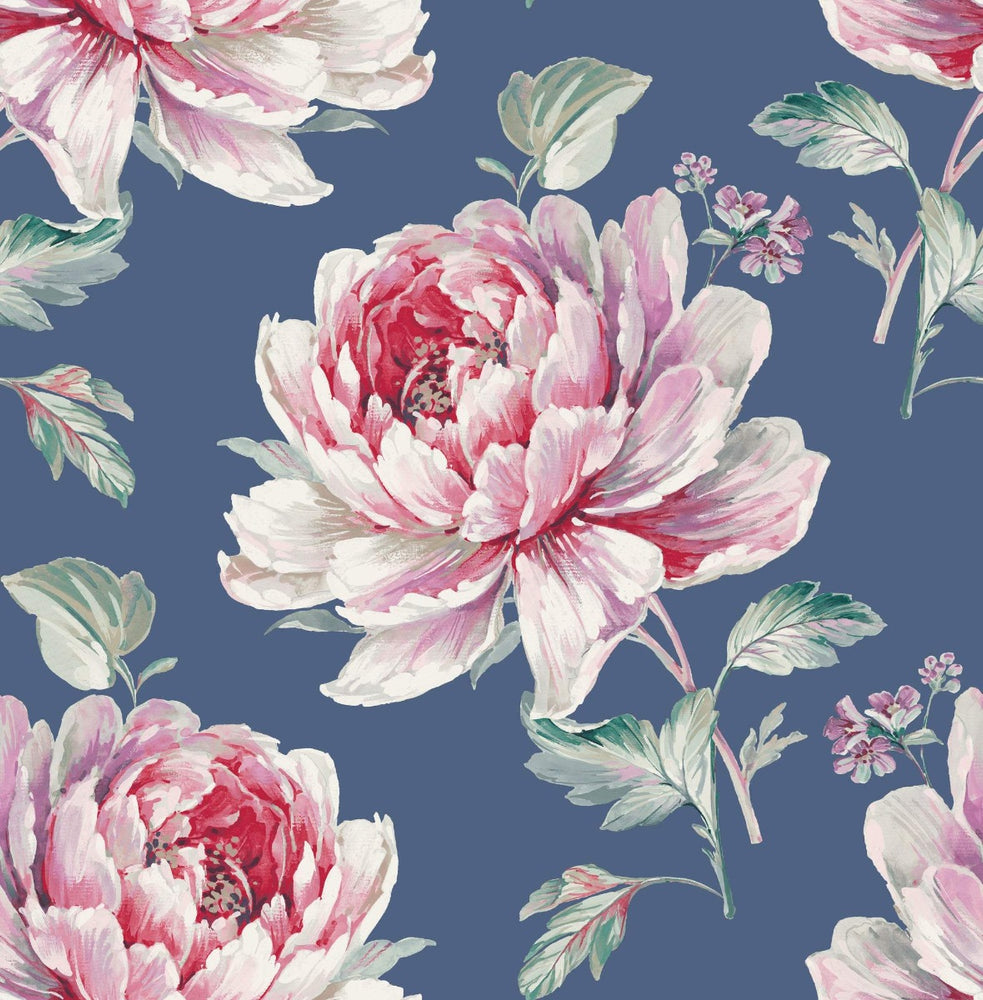 CR21311 Jarrow peony floral wallpaper from the Island collection by Carl Robinson