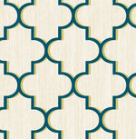 GT20602 Agate lattice geometric wallpaper from the Geo collection by Seabrook Designs