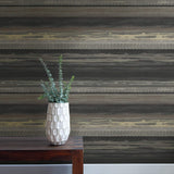 RY31320 horizon brushed stripe wallpaper from the Boho Rhapsody collection by Seabrook Designs