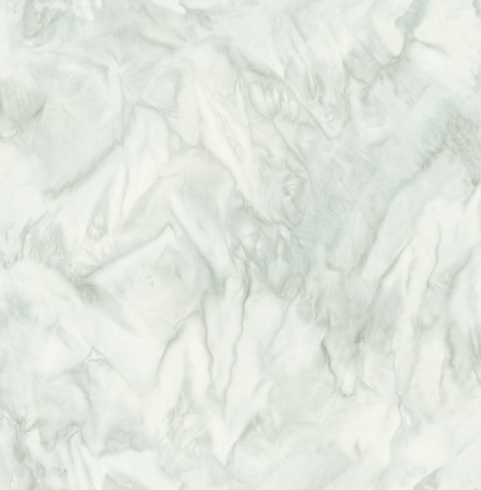 Sea Glass Oxo Faux Marble Wallpaper