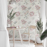 RN70901 jacobean floral wallpaper decor from Say Decor
