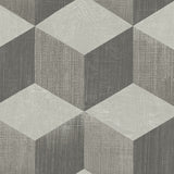 CR61308 Norton block geometric wallpaper from the Milan collection by Seabrook Designs