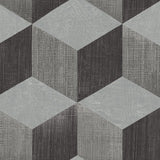 CR61300 Norton block geometric wallpaper from the Milan collection by Seabrook Designs