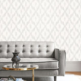 MT80110 Pomerelle ikat wallpaper decor from the Montage collection by Seabrook Designs