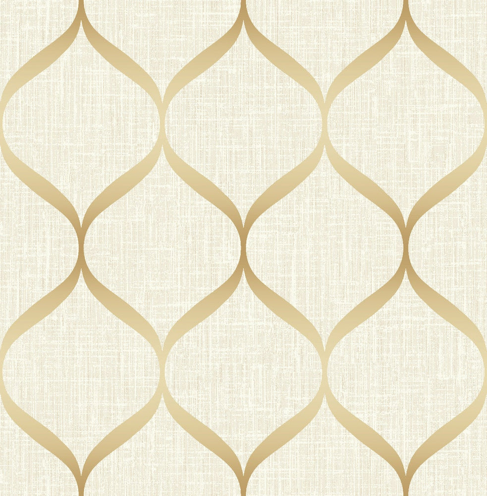 UK21205 ogee geometric wallpaper