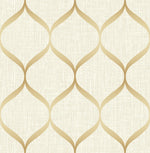 UK21205 ogee geometric wallpaper