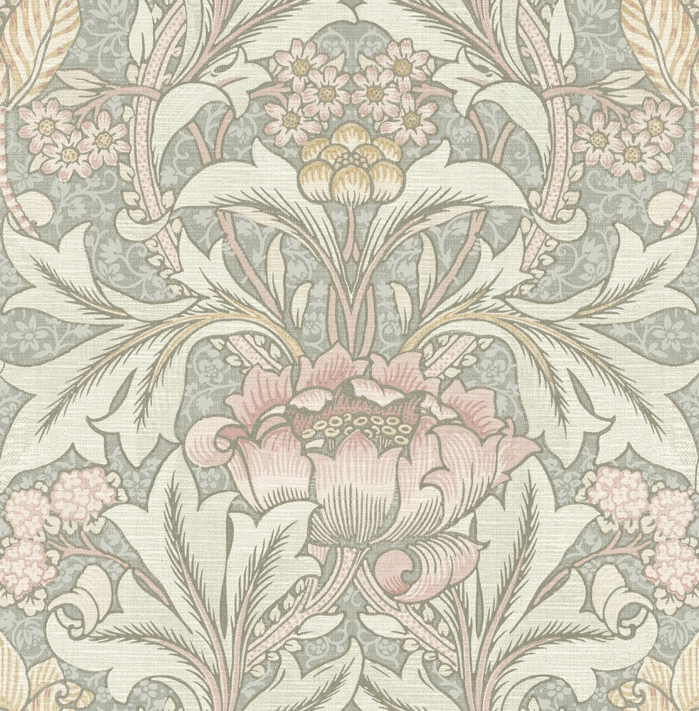 BM60101 Morris flower arts and crafts wallpaper from Say Decor