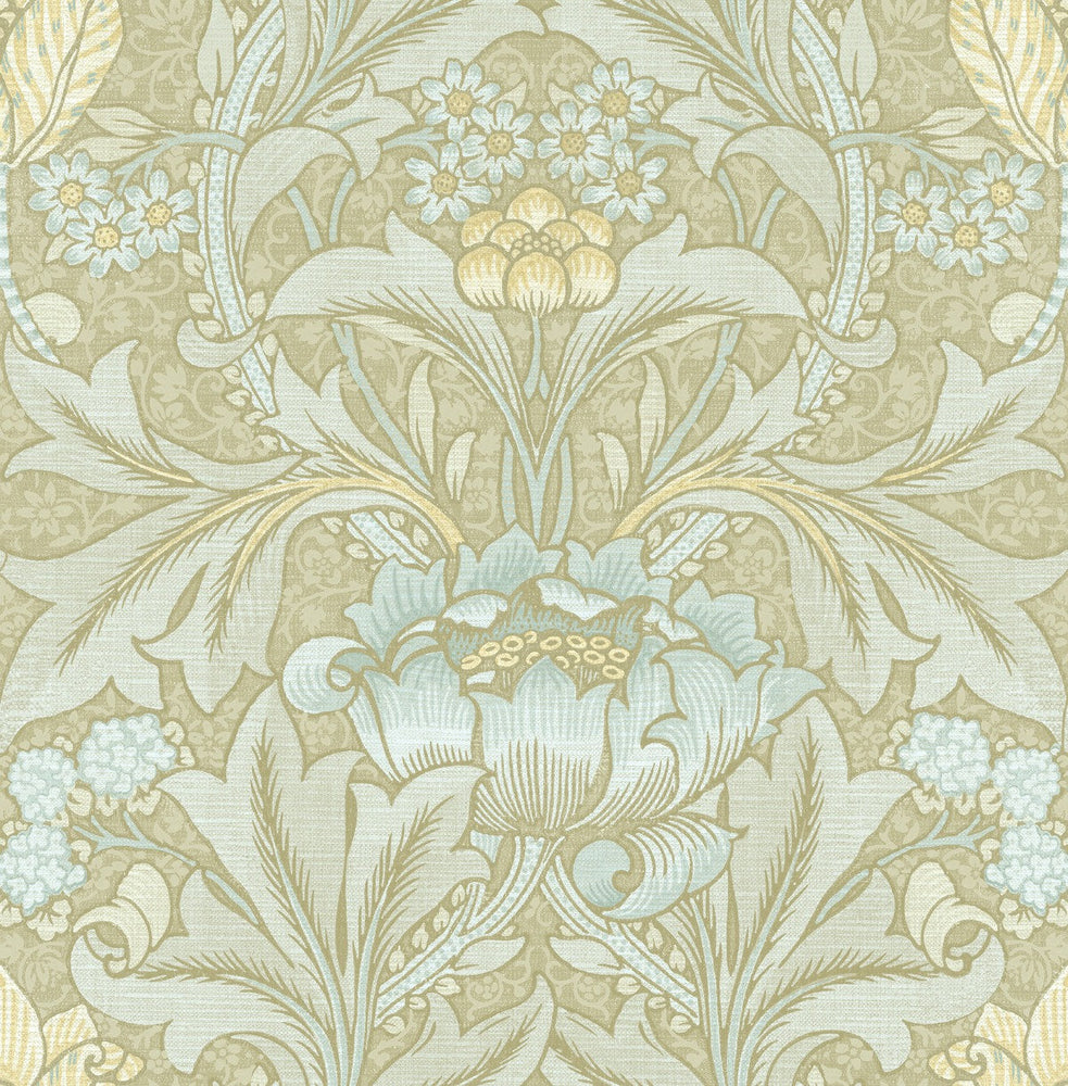 BM60103 Morris flower arts and crafts wallpaper from Say Decor