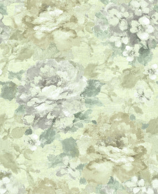 AR30505 brushstroke garden floral wallpaper from the Nouveau collection by Seabrook Designs