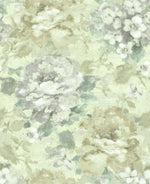 AR30505 brushstroke garden floral wallpaper from the Nouveau collection by Seabrook Designs