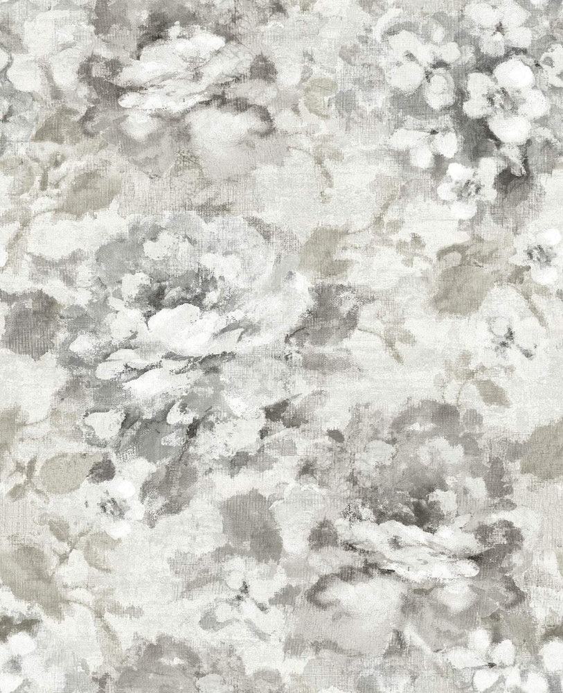 AR30500 brushstroke garden floral wallpaper from the Nouveau collection by Seabrook Designs
