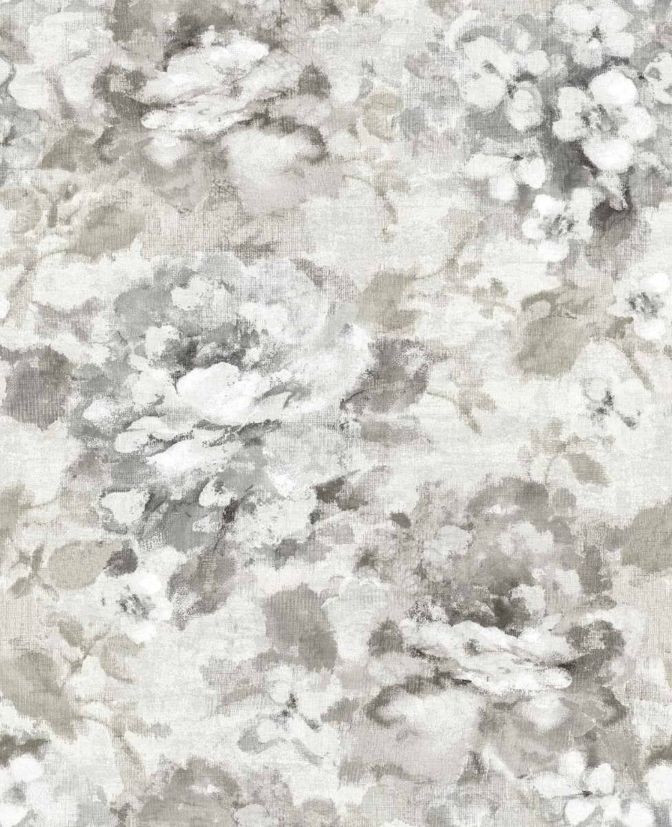 AR30500 brushstroke garden floral wallpaper from the Nouveau collection by Seabrook Designs