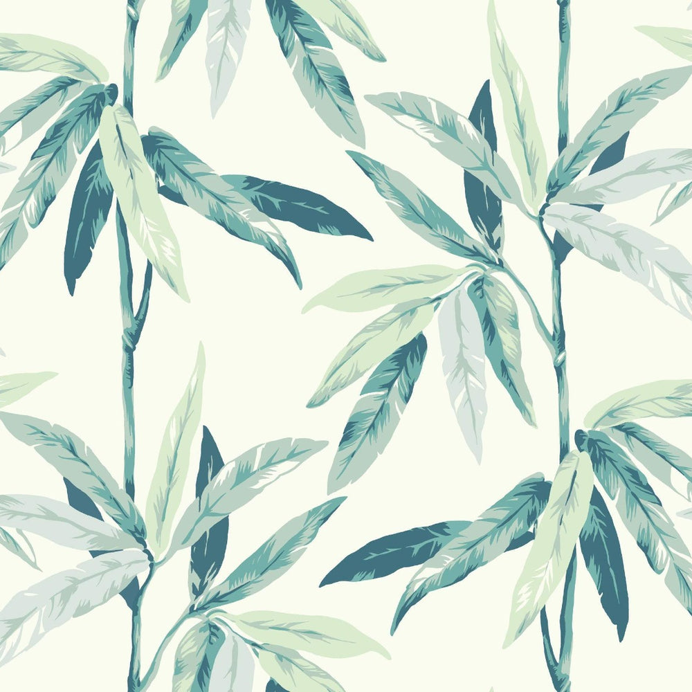 CR21804 janson leaf botanical wallpaper from the Island collection by Carl Robinson