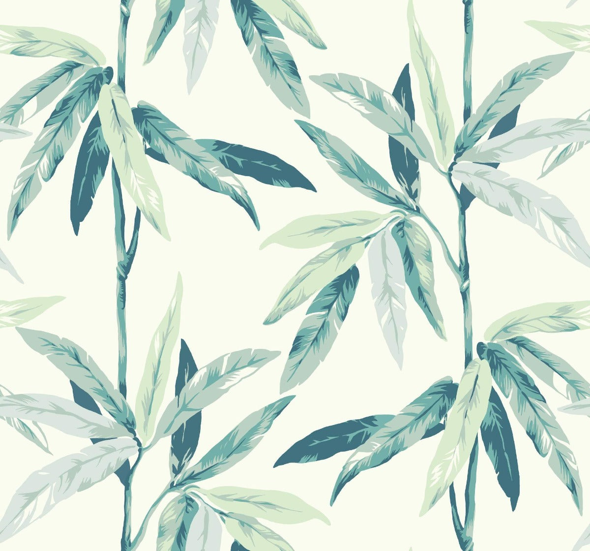 CR21804 janson leaf botanical wallpaper from the Island collection by Carl Robinson
