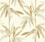 CR21805 janson leaf botanical wallpaper from the Island collection by Carl Robinson