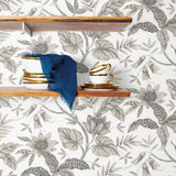 RY30205 rainforest leaves botanical wallpaper from the Boho Rhapsody collection by Seabrook designs