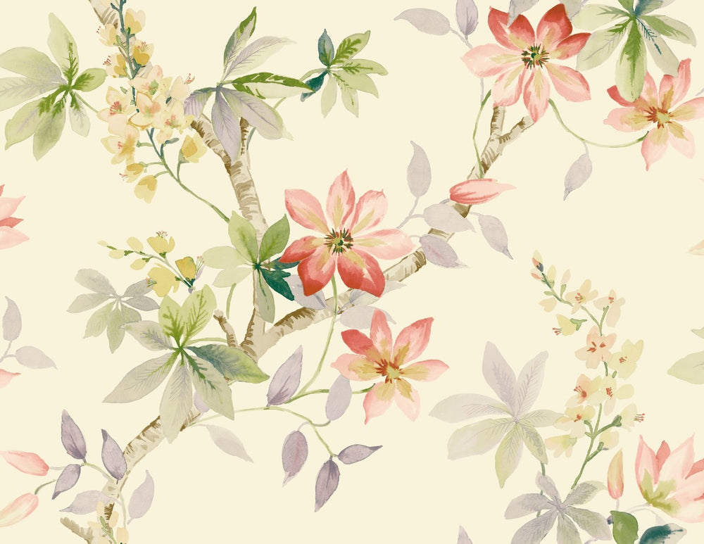 CR20817 Jasper floral wallpaper from the Island collection by Carl Robinson