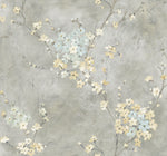 Seaglass Orgden Floral Branch Wallpaper