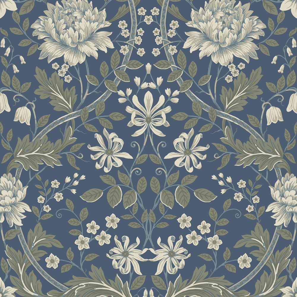 
                  
                    SD20102 honeysuckle floral damask wallpaper from Say Decor
                  
                