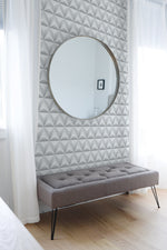 NW32800 triangle origami geometric bedroom peel and stick removable wallpaper by NextWall