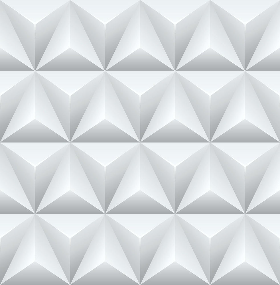 NW32800 triangle origami geometric peel and stick removable wallpaper by NextWall